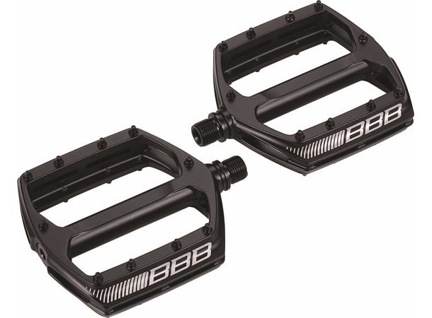 BBB CoolRide BPD-36 Platformpedal Sort Alu, 103x90mm, 10-pins, 440gr 